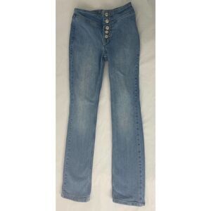 We The Free Urban Outfitters Light Wash Button Fly Jeans  - Size 24